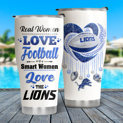 Smart Women Love The Lions Tumbler