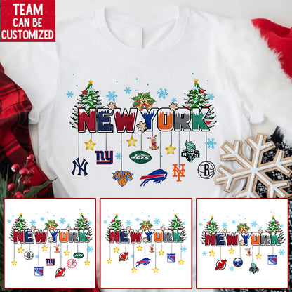 Christmas Teams Shirt - Customized Shirt - NY