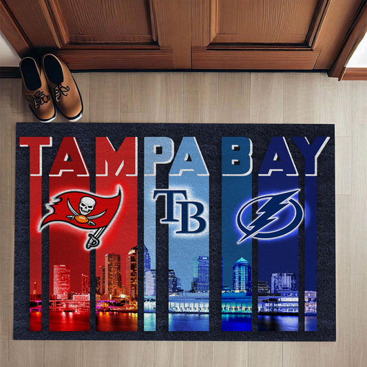 Tampa Bay Doormat - Anti Slip Indoor Doormat - BCN, R, LN