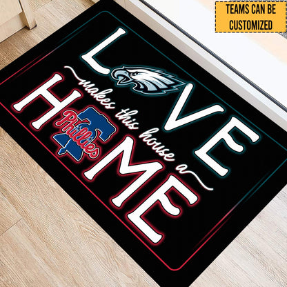Love Makes This House A Home -  Customized Doormat - Anti Slip Indoor Doormat - PLDEG PL