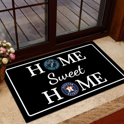 Home Sweet Home - Customized Doormat For Wayne - Anti Slip Indoor Doormat